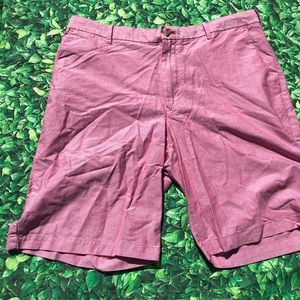 IZOD Men’s Chino Flat Front Shorts Red size 36